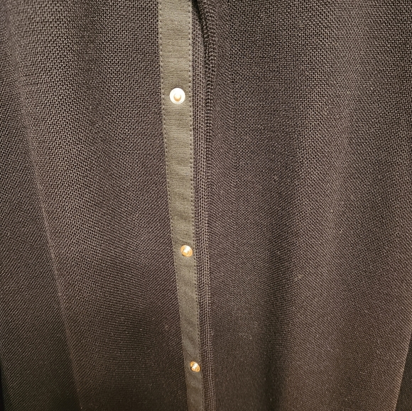 🎉🍀⭐💯Armani Collezioni AUTHENTIC size 46, Men's black snap buttons jacket, - Picture 4 of 11